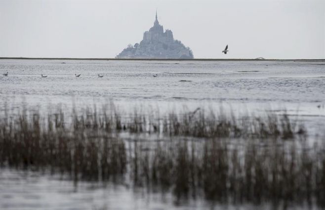 Francia: la "marea del siglo" atrae a miles de curiosos. EFE