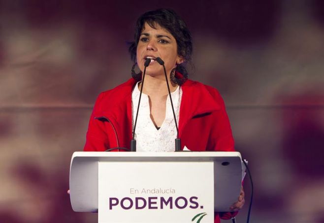  La candidata a la presidencia de la Junta de Andaluca por "Podemos", Teresa Rodrguez-Rubio. EFE