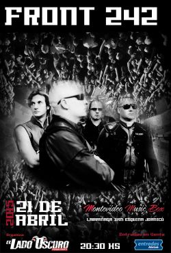 ¡Se viene! Front 242... ¡por primera vez en Uruguay!