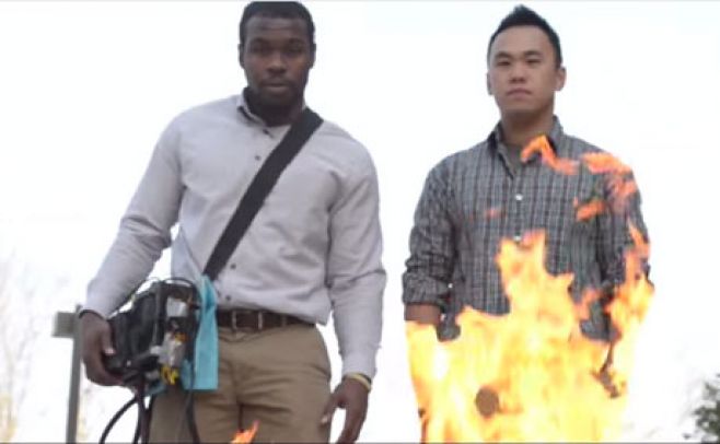 Inventan extintor que apaga el fuego con sonido