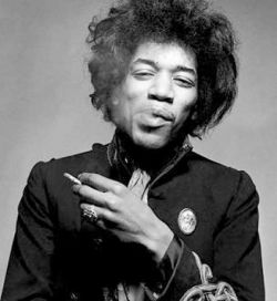 En septiembre de 1970, Jimi Hendrix falleci a los 27 aos debido a una mezcla de somnferos y alcohol que lo hizo ahogarse en su propio vmito.. Flickr