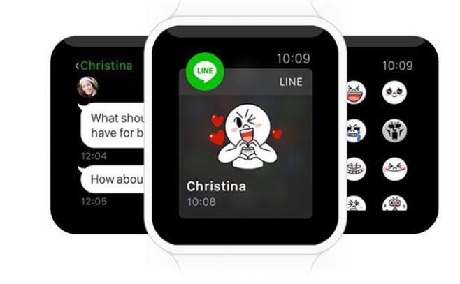 Apple Watch incluirá acceso a servicio de mensajería LINE