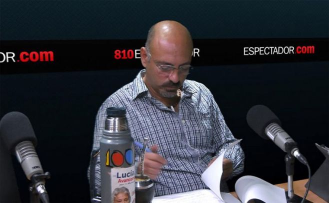 Marcelo Abdala en los estudios de El Espectador. 