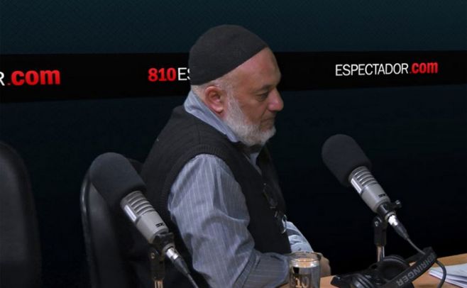 Ricardo Chabkinian en estudios de El Espectador. 