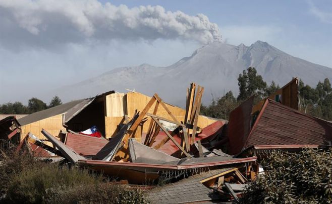 Nube de cenizas del volcán chileno ingresó a Uruguay