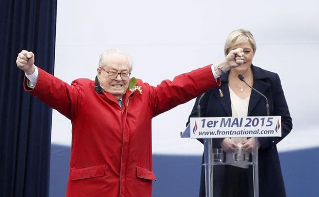 Marine Le Pen no quiere que su padre hable en nombre del Frente Nacional