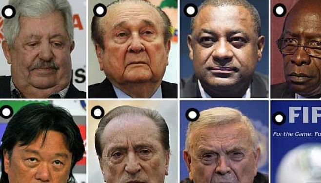 Quiénes son los altos cargos de FIFA acusados de corrupción