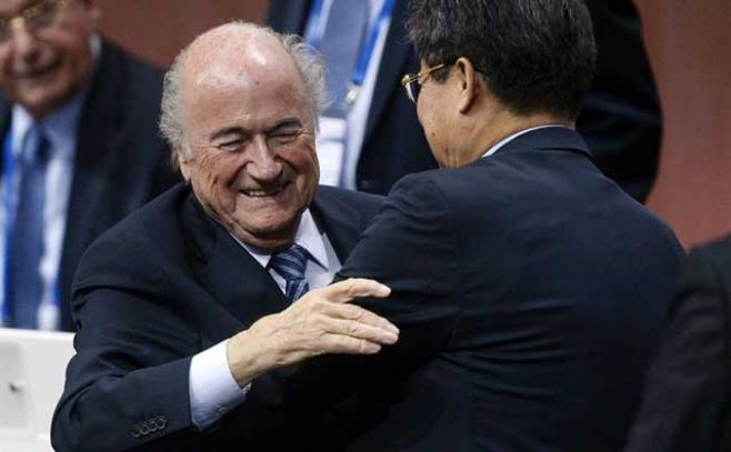 Joseph Blatter, presidente inmutable contra viento y marea. EFE