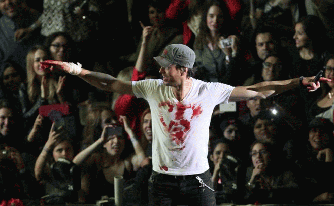 Accidente de Enrique Iglesias con drone terminó en operación