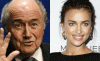 Blatter tuvo un romance con Irina Shayk