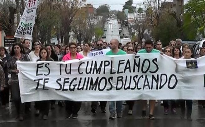 Florida recordó el cumpleaños de Milvana con una marcha