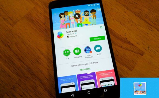 Moments: nueva aplicación de Facebook para compartir fotos