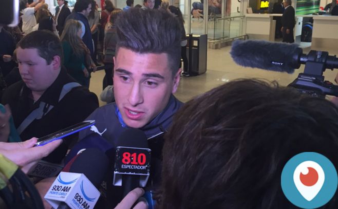 Reviva la llegada de la selección Celeste a Uruguay