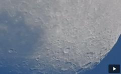 Zoom fotográfico capta superficie de la Luna