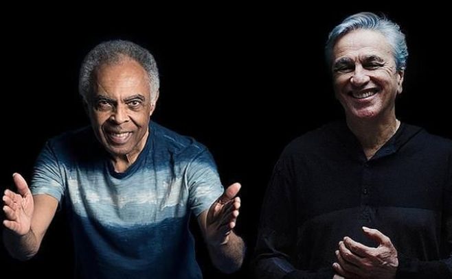 Caetano Veloso y Gilberto Gil, juntos en el Velódromo