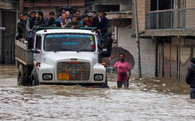 Fuertes lluvias en Pakistn. Archivo EFE