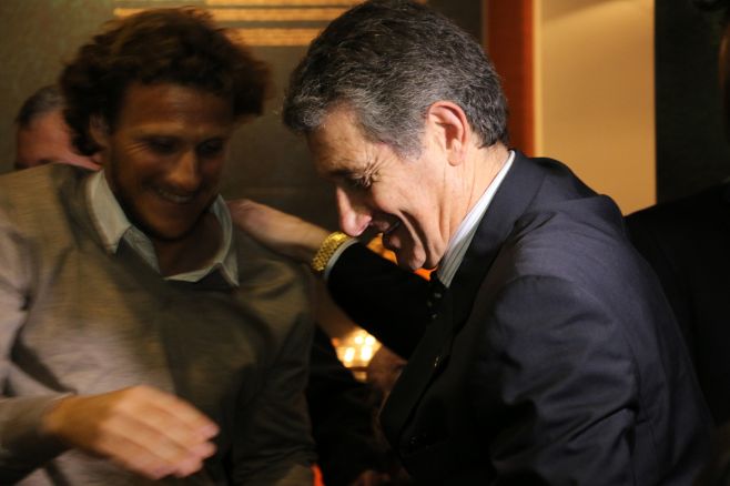 Forlán: "Esperemos que se vengan buenos momentos". Nicols Herrera