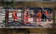 La inversión en construcción cayó un 7% en 2014
