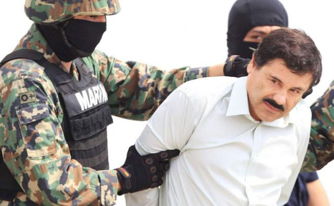 Guzm�n al momento de su detenci�n en 2014. EFE