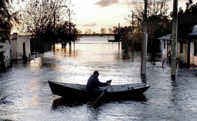 Zona afectada por la inundacin del ro Yi en 2007/Imagen a modo de ilustracin. EFE/Archivo