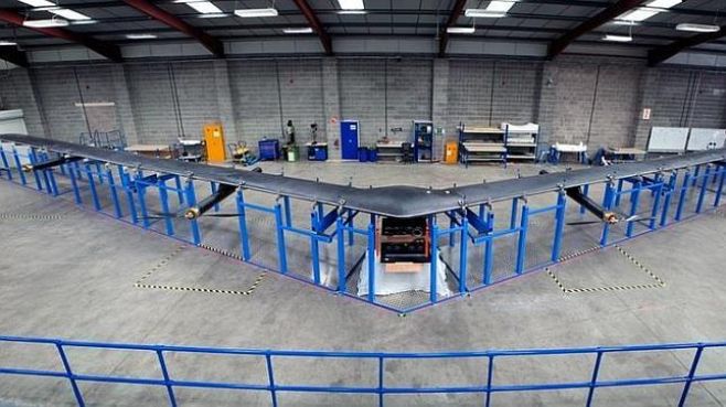 Así es el drone que Facebook usará para dar Internet