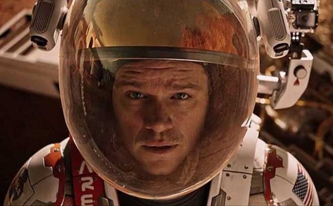 Matt Damon acude a la NASA por su nueva película Matt Damon acude a la NASA por su nueva película