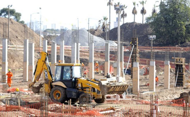 Las obras del Antel Arena se retomarán en enero