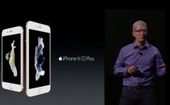 Apple presentó los nuevos iPhone 6S y 6S Plus