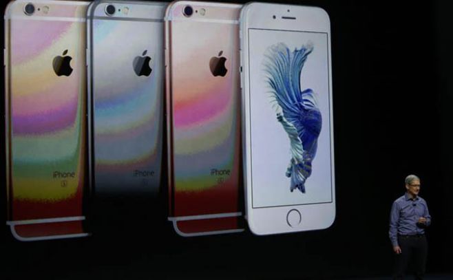 Apple presentó los nuevos iPhone 6S y 6S Plus. EFE