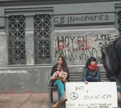 Estudiantes marcharon contra la represión y por la educación