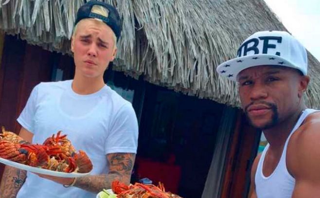 Las vacaciones de Mayweather junto a Justin Bieber