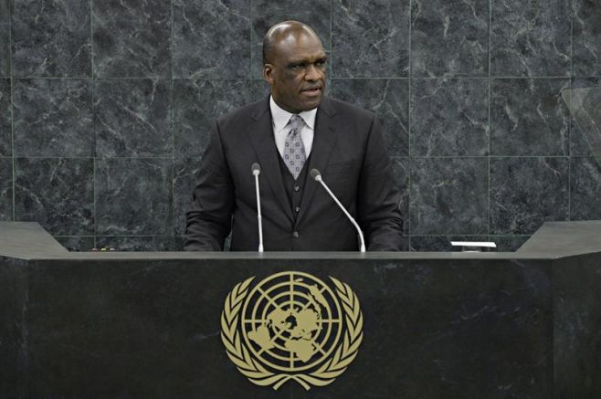 Expresidente de la Asamblea General de la ONU John Ashe, quien fue detenido por caso de corrupci�n.. EFE
