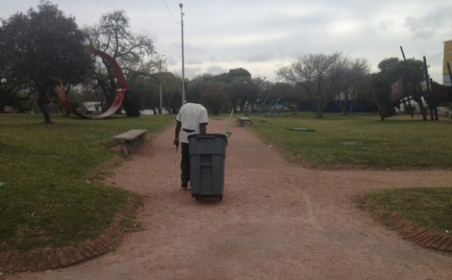 La otra cara del Patrimonio: así está el Parque de las Esculturas. Camila Prez