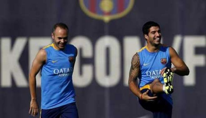 Iniesta: "Luis Suárez es un compañero genial"