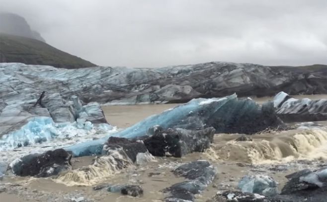 Así se forma un iceberg