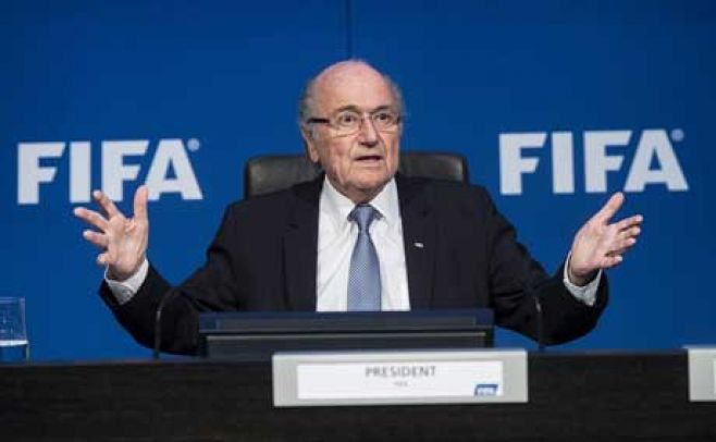 Blatter internado por estrés Blatter internado por estrés