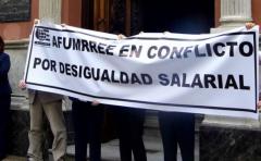 Funcionarios del MREE se movilizan por reclamos