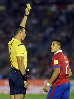 Uruguay goleó y humilló a Chile en el Centenario. AFP foto