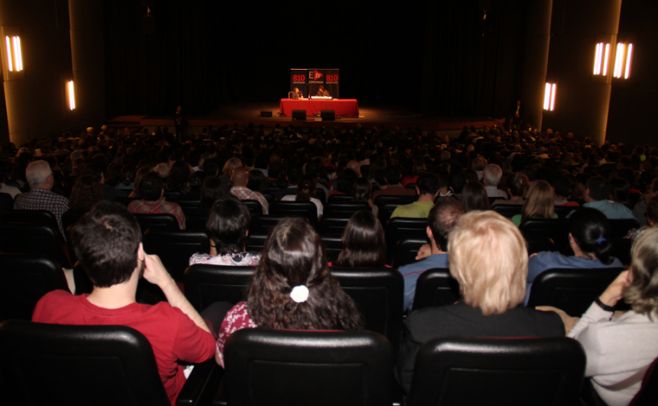 Alejandro Dolina en El Galpón. Noelia Garca