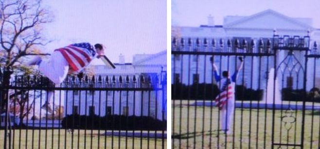 El intruso que logró saltar la valla de la Casa Blanca