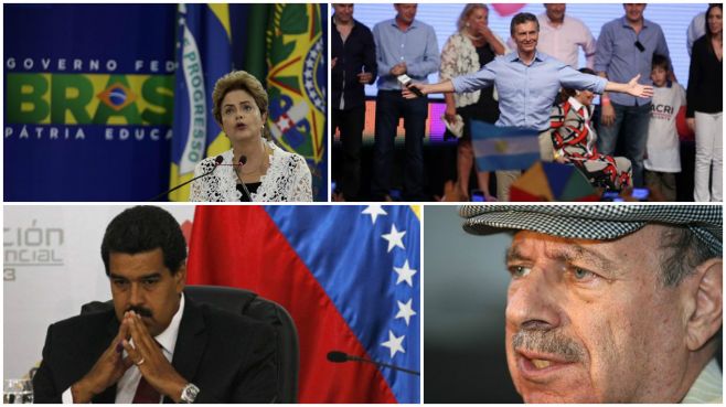 Dilma / Macri / Maduro / James Petras. 