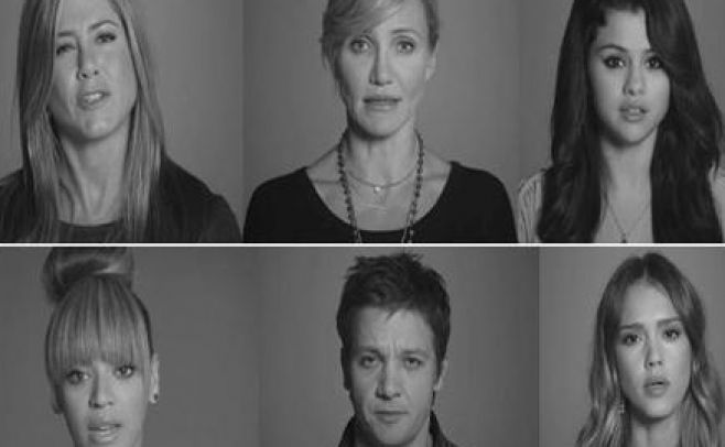 Celebridades de Hollywood piden el fin de la violencia