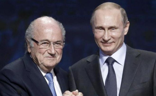 Putin pide Premio Nobel de la Paz para Blatter Putin pide Premio Nobel de la Paz para Blatter