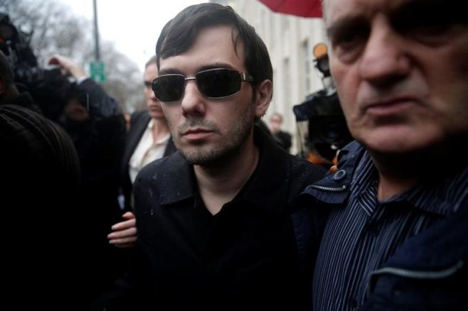 Martin Shkreli "el villano de 2015" fue arrestado por el FBI. EFE