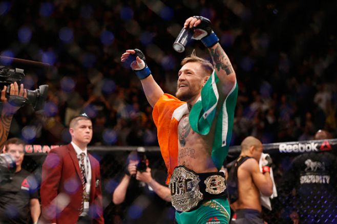 Mcgregor y Rockhold son los nuevos campeones