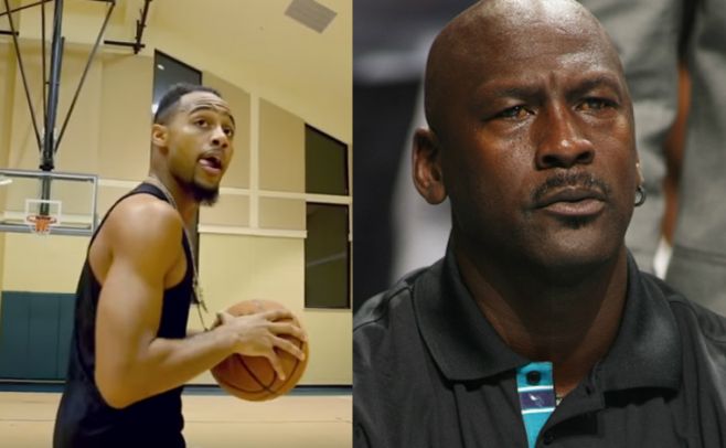 Imitador de jugadores de la NBA se atreve con Jordan