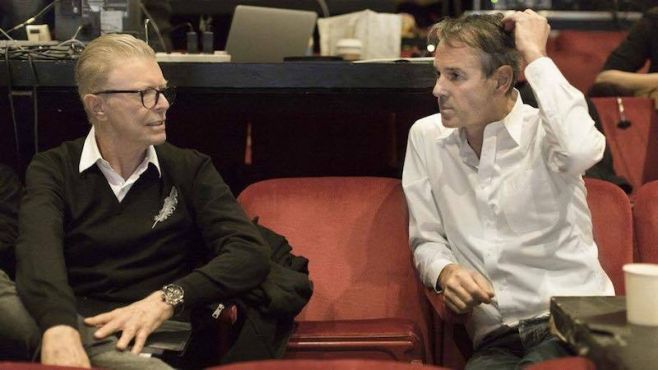 Bowie e Ivo van Hove. 