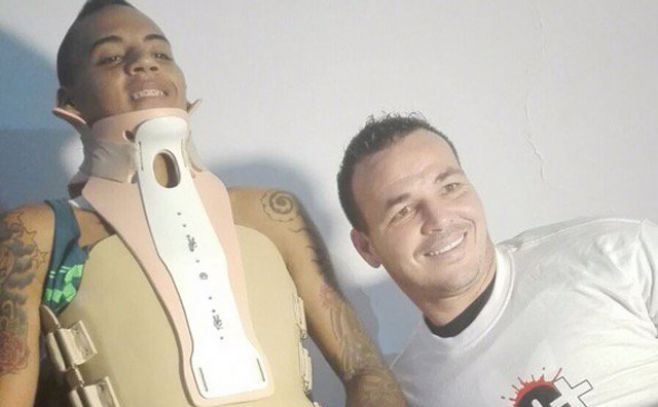 Alexis Viera ofreció ayuda a futbolista baleado