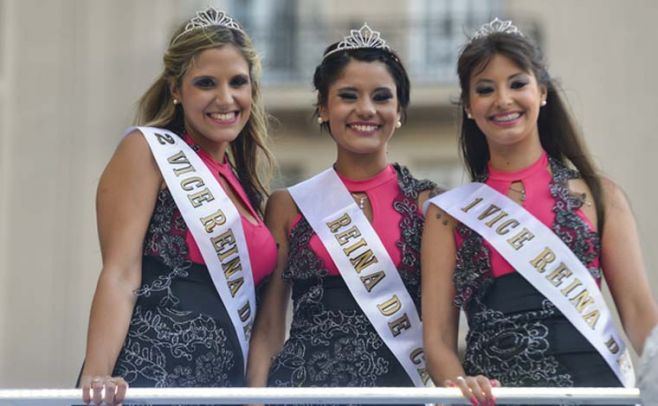 Las coronadas en la pasada edicin del Carnaval.. Santiago Mazzarovich/adhocFotos