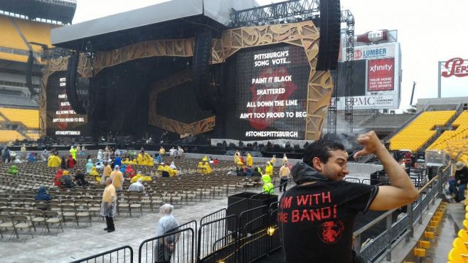 Así será el escenario de los Stones